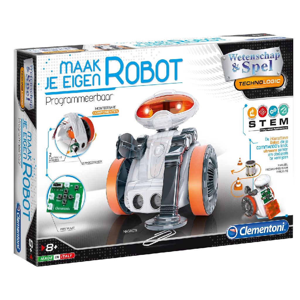 Clementoni Technologic Maak Eigen Robot