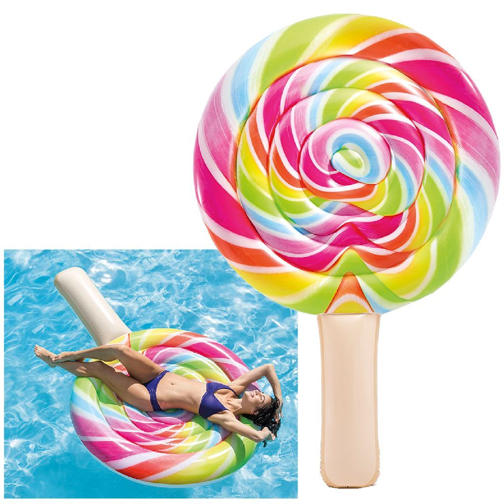 Intex Rainbow Lollipop Float 208x135cm