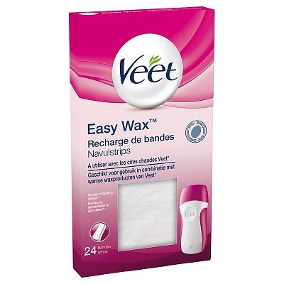 Veet Easy Wax 24 strips Navulling