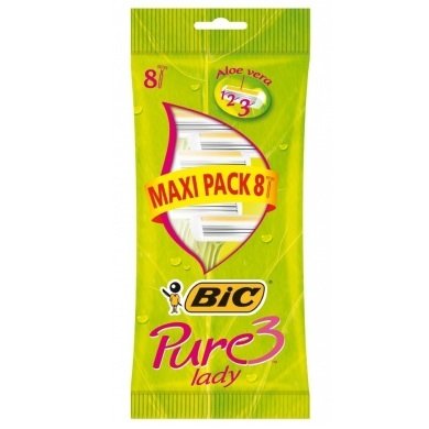 Bic Pure 3 Lady 6+2 Disposable
