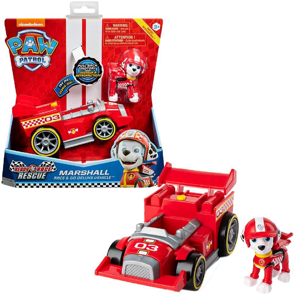 Paw Patrol Race Rescue Themed Vehicles Marshall