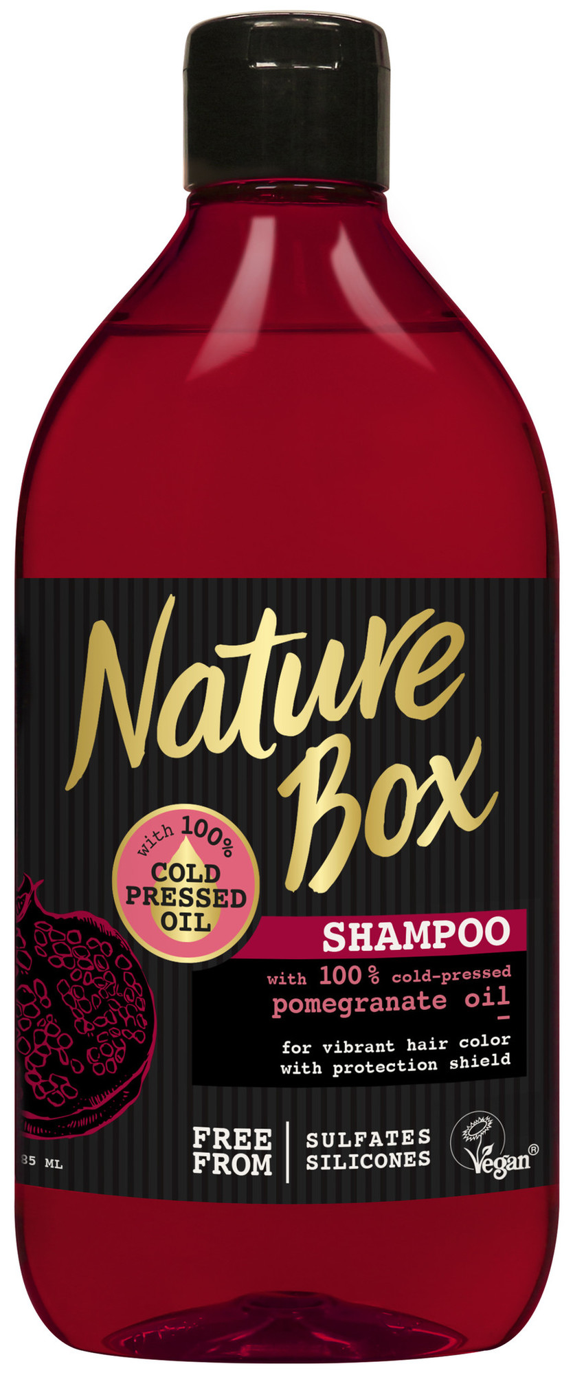 Nature box shampoo 385ml pomegranate