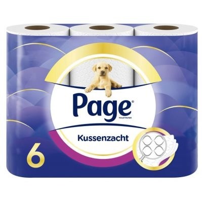 Page Toiletpapier Kussenzacht 6-rol