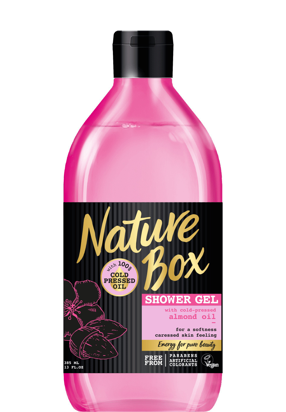 Nature box duschgel 385ml almond