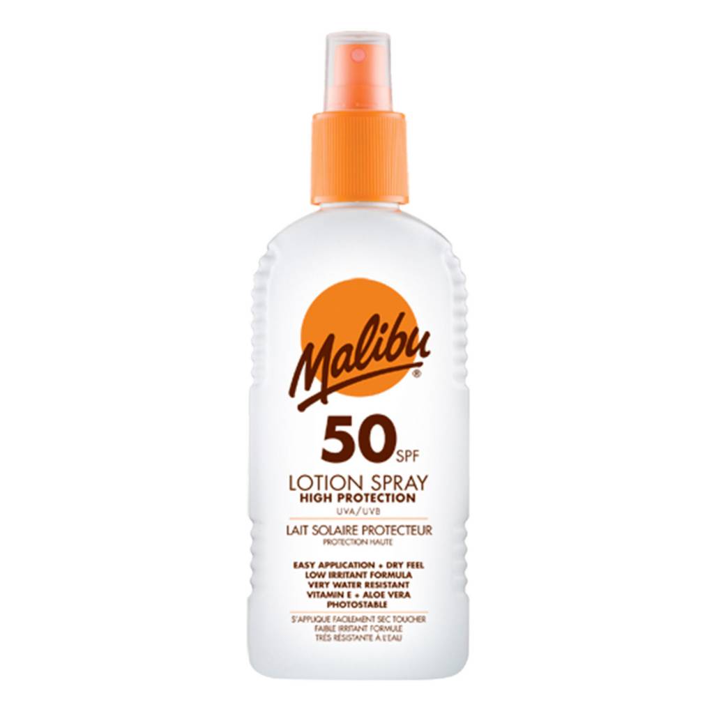 Malibu Zonnebrand Lotion Spray 200ml SPF 50