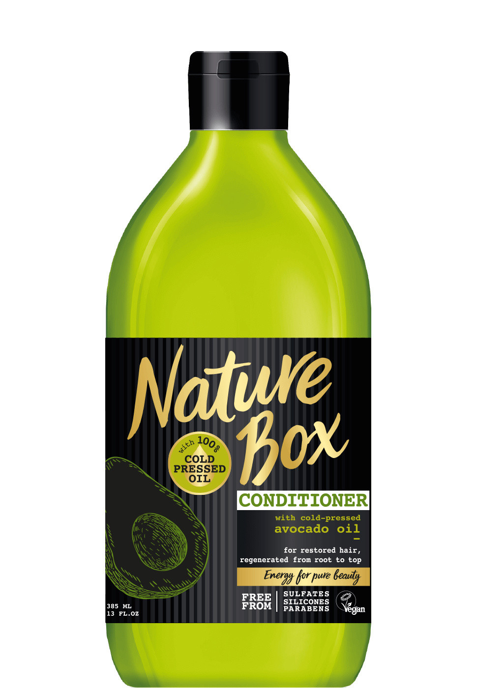 Nature Box Crémespoeling 385ml Avocado