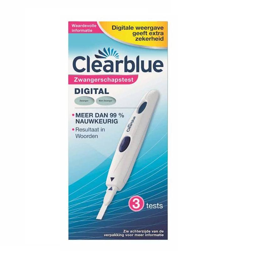 Clearblue  Zwangerschapstest Digital -  3st