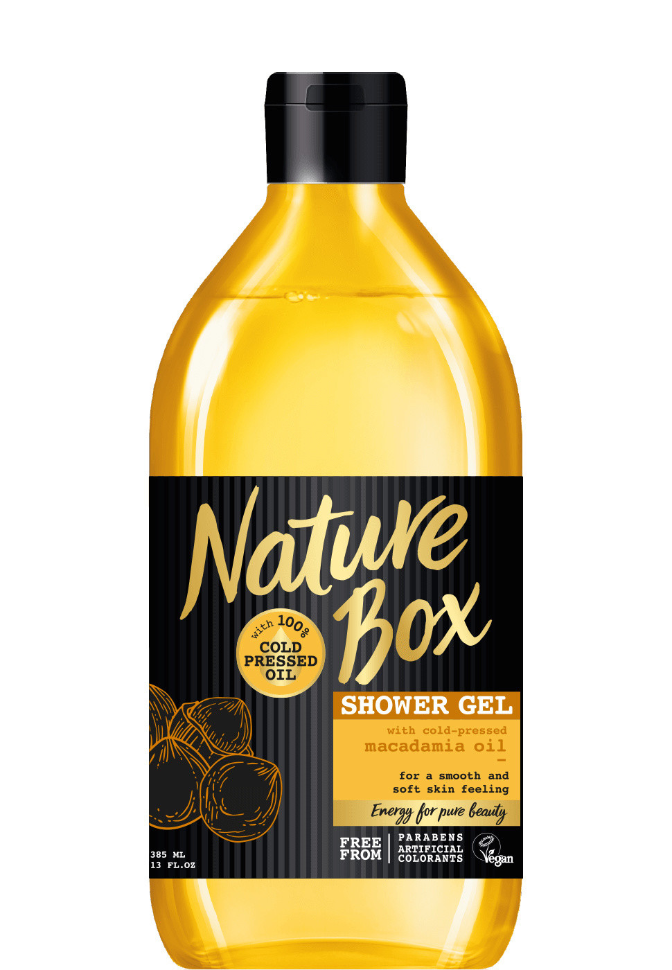Nature box duschgel 385ml macadamia