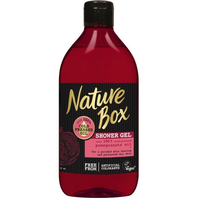 Nature box showergel 385ml pomegranate