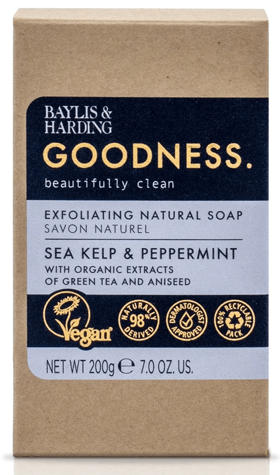 Baylis&Harding - Goodness Soap - Sea Kelp & Peppermint - 200 gram