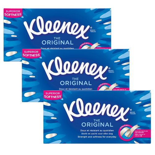 Kleenex Tissues Original 3 x 80 Stuks - Voordeelverpakking