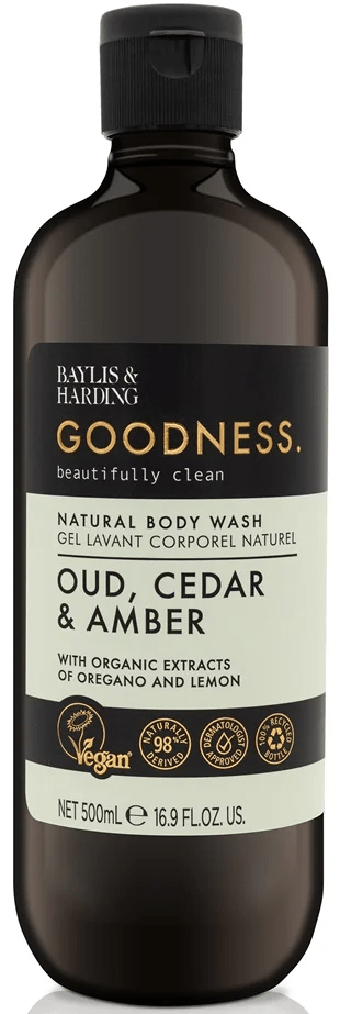 Baylis&Harding - Goodness Body Wash- Oud, Cedar & Amber